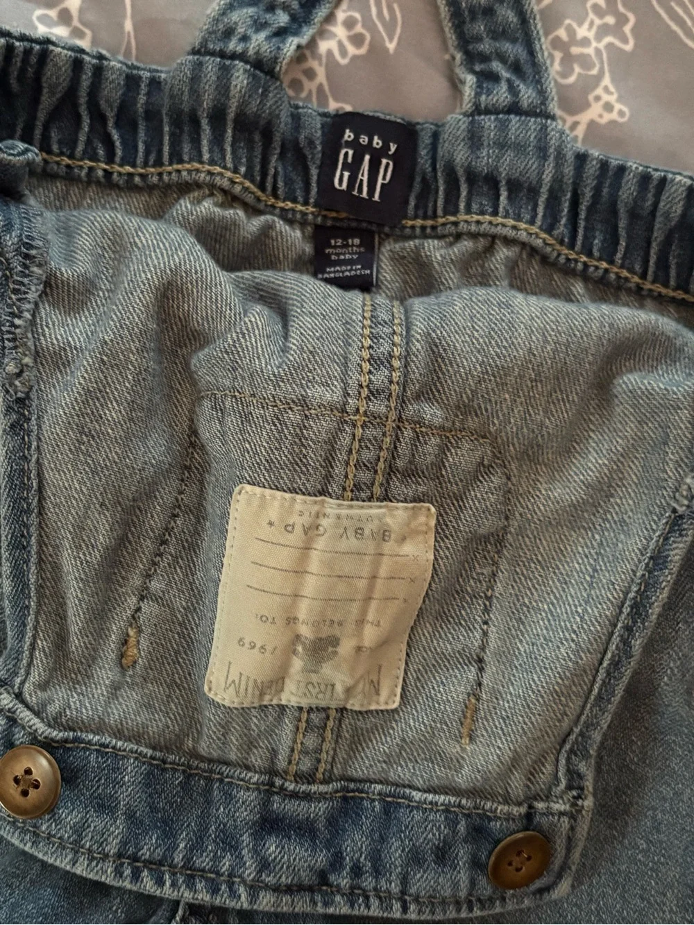 GAP Blue Denim Kids Overalls